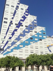 Modern building in Lisbon